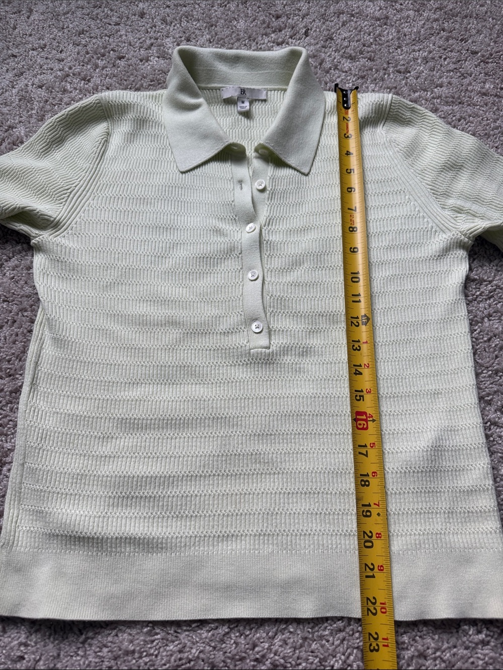 Banana Republic mint green sweater polo - Picture 5 of 8
